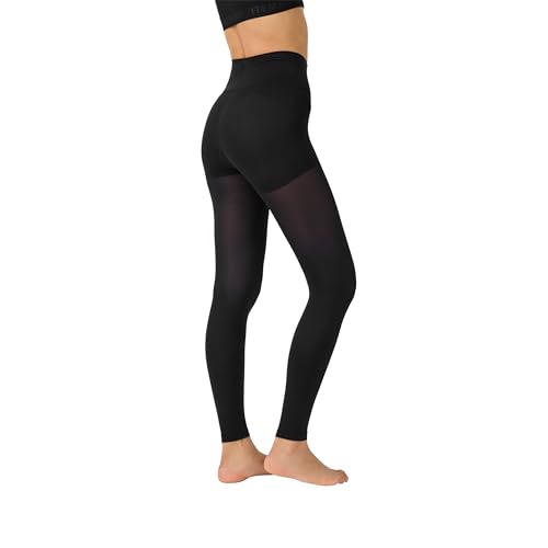 ITEM m6 - Shape Leggings mit Kompression für Damen, 60 DEN, Größe L - Kurz, Schwarz, Blickdicht, Conscious von ITEM m6