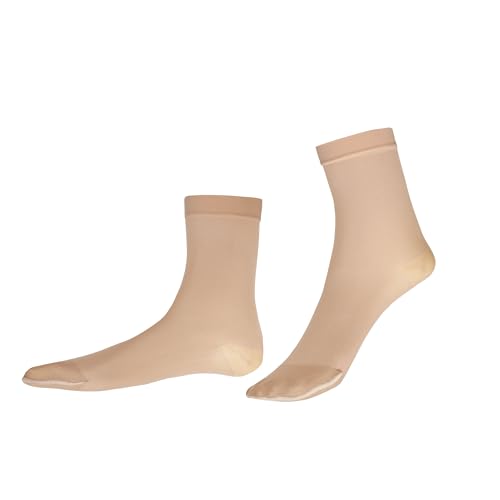 ITEM m6 - Socken mit Kompression für Damen, Größe S, Unsichtbar, Atmungsaktiv, INVISIBLE SOCKS, Butterscotch von ITEM m6