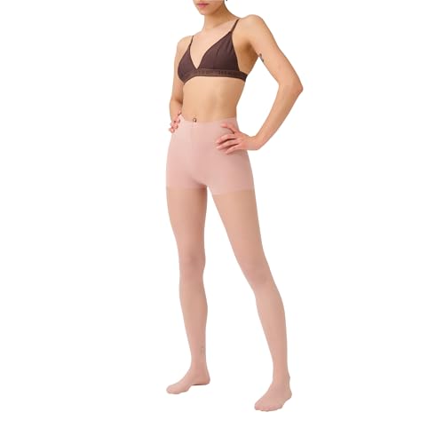 ITEM m6 - Strumpfhose mit Kompression für Damen, 30 DEN, Größe M, L2, TRANSLUCENT 30 Conscious Control Top TIGHTS, Butterscotch von ITEM m6