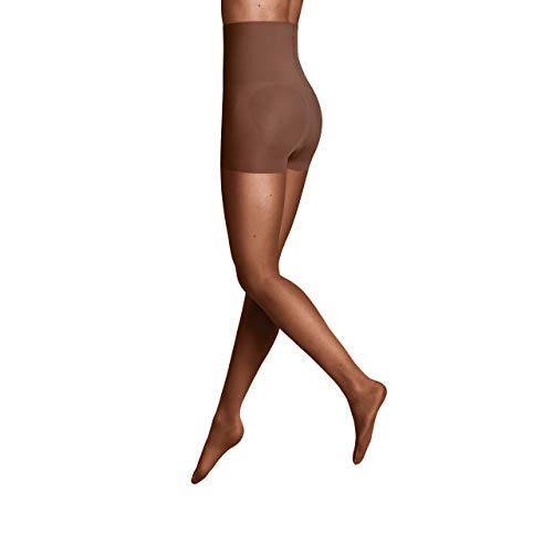 ITEM m6 - Strumpfhose mit Kompression für Damen, 15 DEN, Größe L, L1 INVISIBLE Control Top TIGHTS, Milk Chocolate von ITEM m6