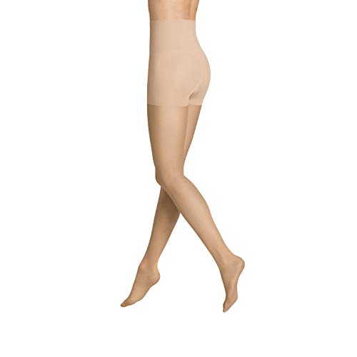 ITEM m6 - Strumpfhose mit Kompression für Damen, 15 DEN, Größe S, L2 INVISIBLE Control Top TIGHTS, Ivory von ITEM m6