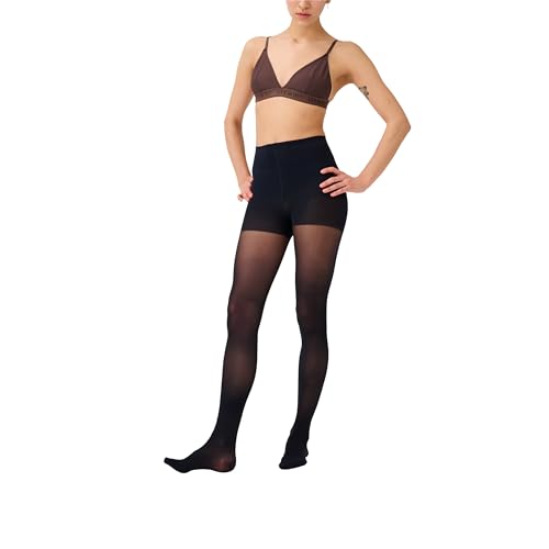 ITEM m6 - Strumpfhose mit Kompression für Damen, 30 DEN, Größe S, L2, TRANSLUCENT 30 Conscious Control Top TIGHTS, Schwarz von ITEM m6