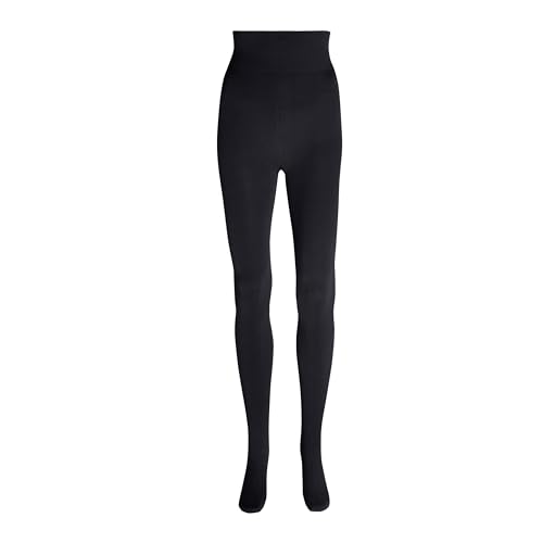 ITEM m6 - Strumpfhose mit Kompression für Damen, Blickdicht, 100 DEN, Größe S, Tall, COSY WINTER TIGHTS CONSCIOUS, Schwarz von ITEM m6