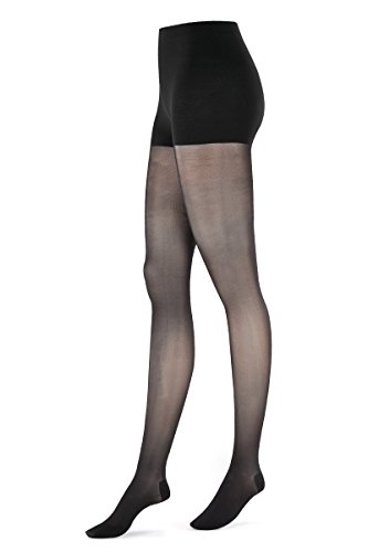 ITEM m6 new translucent Damenstrumpfhose (L1 / size L, black) von ITEM m6