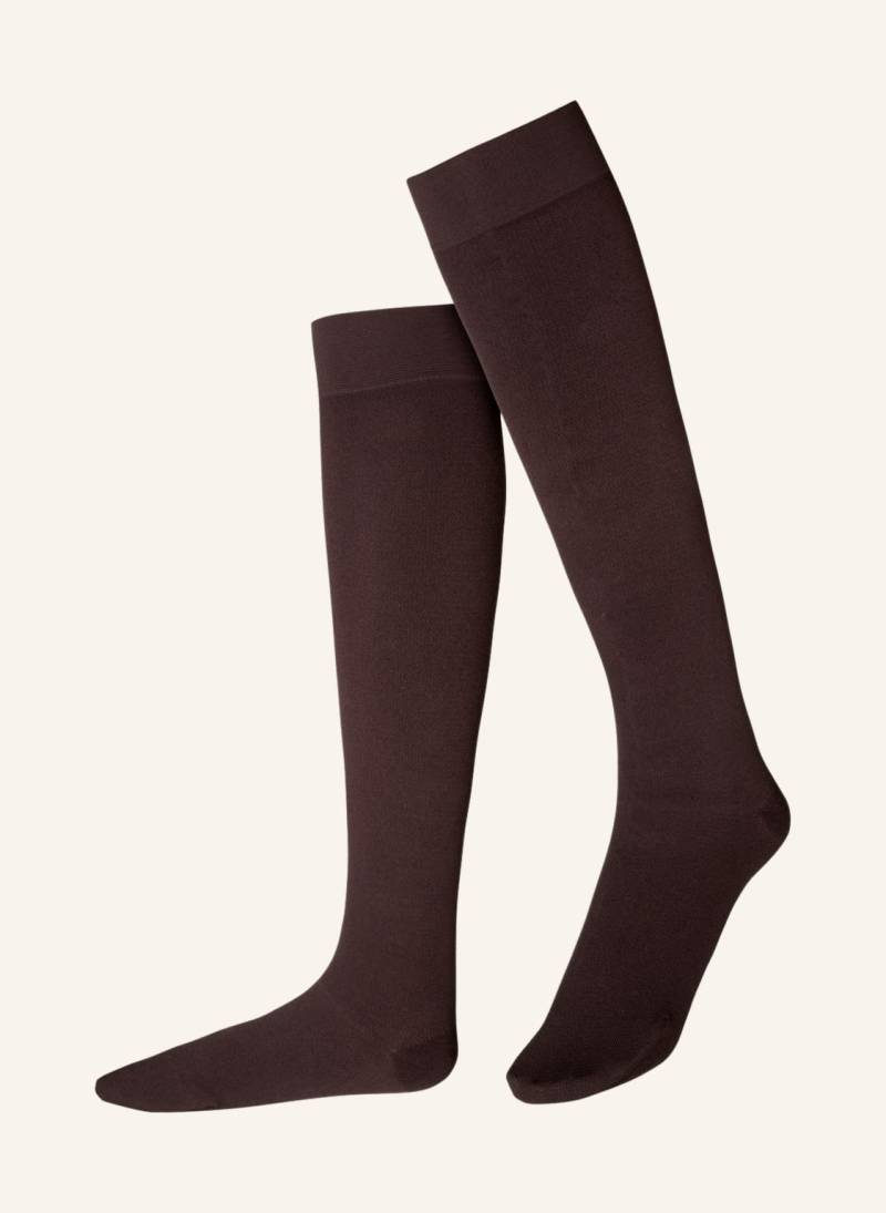 Item m6 Fein-Kniestrümpfe Cosy Winter 100 Conscious braun von ITEM m6