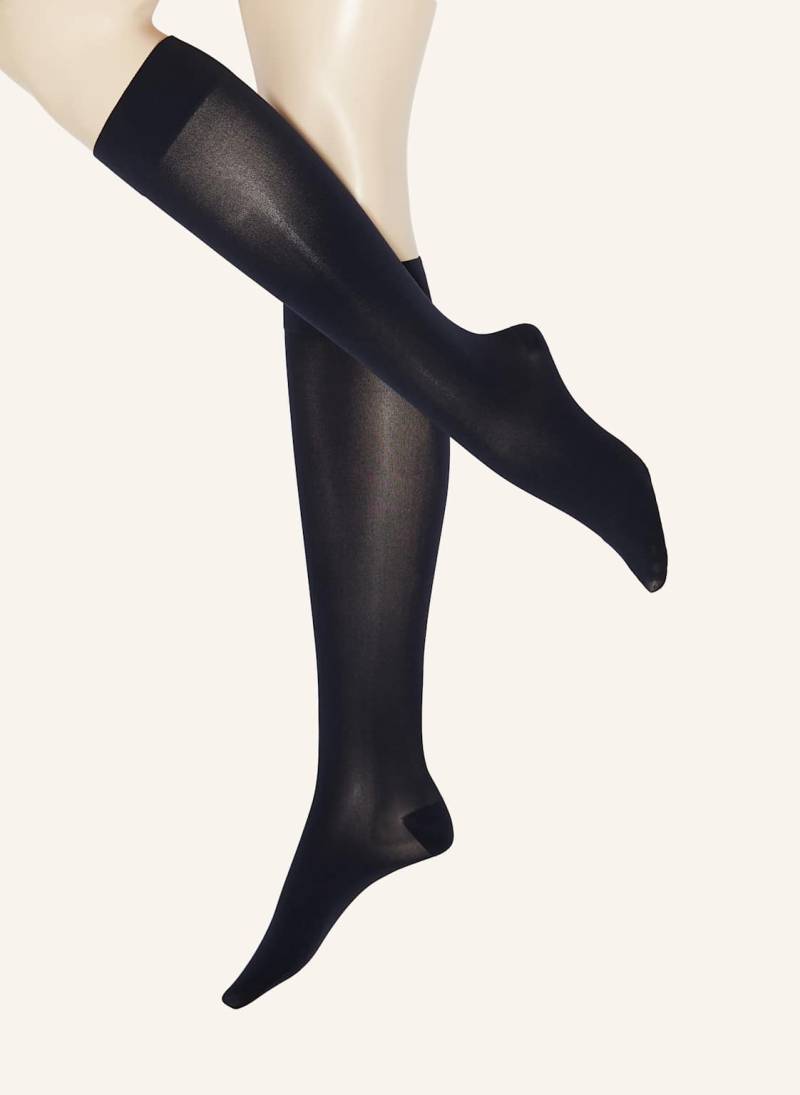 Item m6 Fein-Kniestrümpfe Soft Touch 50 blau von ITEM m6