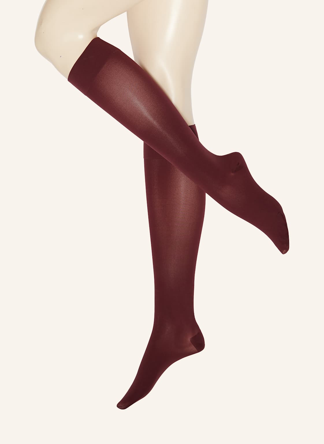 Item m6 Feinknie-Strümpfe Soft Touch Conscious 50 Den Mit Kompression rot von ITEM m6