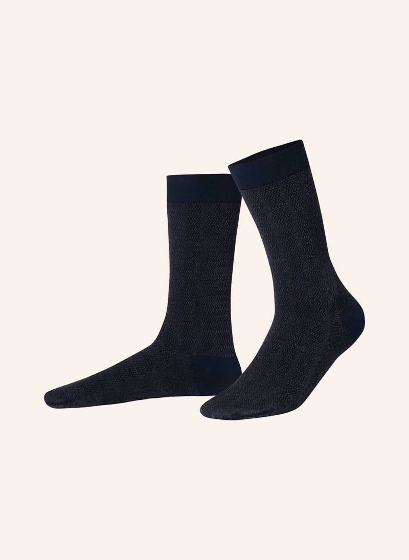 Item m6 Socken Cashmere Concious blau von ITEM m6