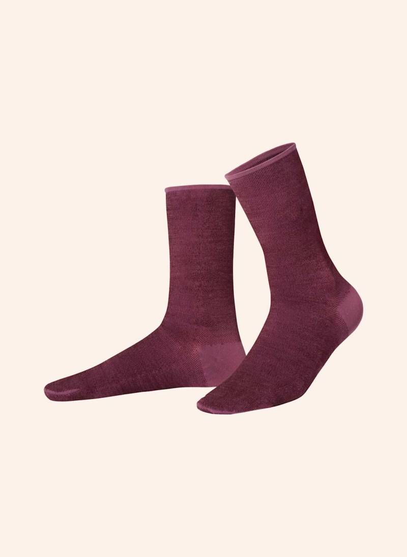Item m6 Socken Sneaker Merino Conscious Mit Kompression rot von ITEM m6