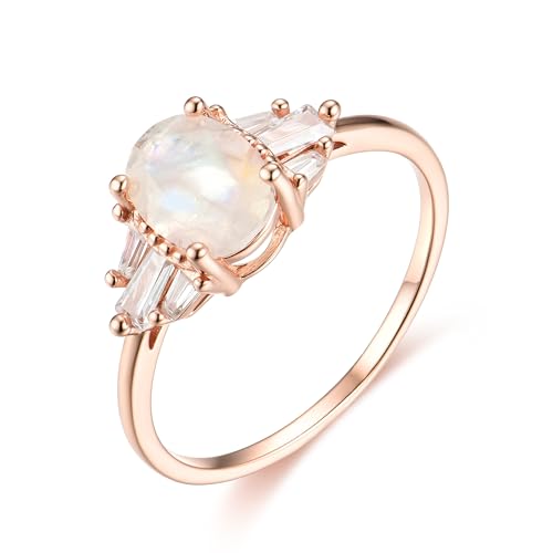 ITI KUOLOLIT Ring aus echtem 925er Sterlingsilber, Mondstein, natürlicher Moosachat, für Damen, für Hochzeit, Verlobung, Geschenk, Edelstein:, Mondstein ITI KUOLOLIT Ring aus echtem 925er Sterlingsilber, Mondstein, natürlicher Moosachat, für Damen, für Hochzeit, Verlobung, Geschenk, Edelstein:, Mondstein von ITI KUOLOLIT