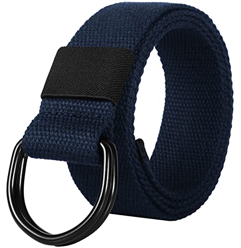 ITIEZY Leinwand Arbeitsgürtel, Herren Gürtel Ohne Löcher Stufenlos Verstellbar Outdoor Stoff Gürtel für Arbeit und Reisen von ITIEZY