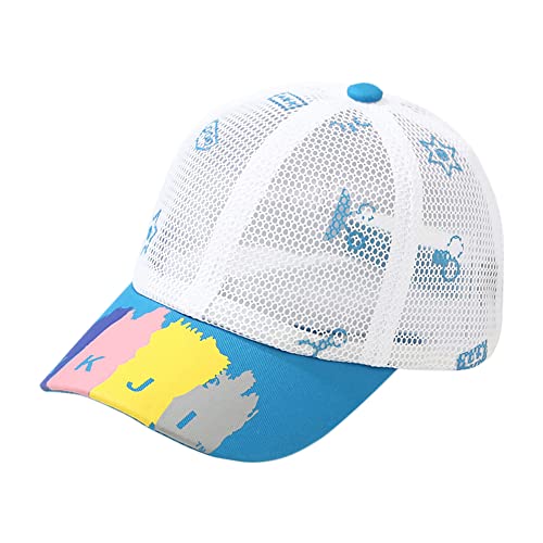 ITODA Baseball Cap Kleinkind Baseballkappe Mesh Kindercap Sommer Kindermütze Sonnenschutz Basecap Cool Baseballmütze Junge Mädchen Sommerhut Klettverschluss Sommermütze für 2-5 jährige Kinder von ITODA