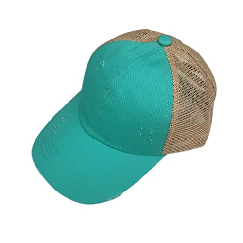 ITODA Baseball Cap Mädchen Basecap Pferdeschwanz Cappi Mesh Baseballkappe Verstellbar Baseballmütze Sonnenschutz Sonnenmütze Kinder Shirmmütze Cool Shildkappe Sommer Sonnenkappe Outdoor Strand von ITODA