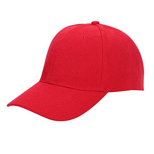 ITODA Baseball Cap Unisex Baseballkappe Lässig Shirmmütze Verstellbar Basecap mit Klettverschluss Baseballmütze Einfarbig Sonnenkappe Sonnenschutz Mütze Jungen Mädchen Sonnenhut Outdoor Damen Herren von ITODA