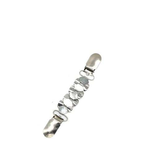 Clips Für Kleidung 2 Stück Retro Strickjacke Clip Hemd Pullover Kragen Clip Perle Strass Bluse Schnalle Kleidung Dekoration Brosche Pin(H) von ITRHJTGP