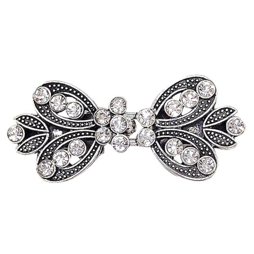 Clips Für Kleidung 2 Stück Vintage Pullover Swirl Clip Cape Mantel Clips Retro Strickjacke Clip Schalkragen Verschluss Kleid Hemd Brosche Clip for Frauen Mädchen(A) von ITRHJTGP