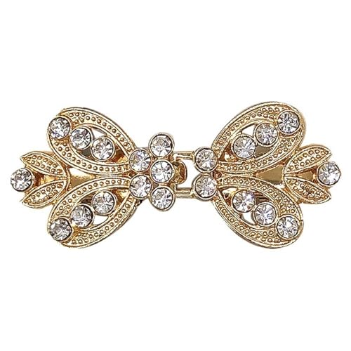 Clips Für Kleidung 2 Stück Vintage Pullover Swirl Clip Cape Mantel Clips Retro Strickjacke Clip Schalkragen Verschluss Kleid Hemd Brosche Clip for Frauen Mädchen(B) von ITRHJTGP