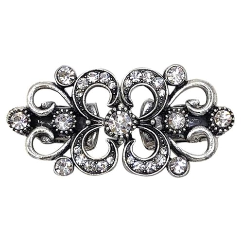 Clips Für Kleidung 2 Stück Vintage Pullover Swirl Clip Cape Mantel Clips Retro Strickjacke Clip Schalkragen Verschluss Kleid Hemd Brosche Clip for Frauen Mädchen(G) von ITRHJTGP