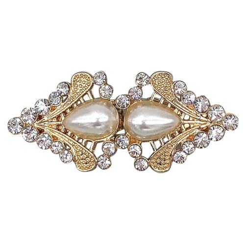Clips Für Kleidung 2 Stück Vintage Pullover Swirl Clip Cape Mantel Clips Retro Strickjacke Clip Schalkragen Verschluss Kleid Hemd Brosche Clip for Frauen Mädchen(K) von ITRHJTGP
