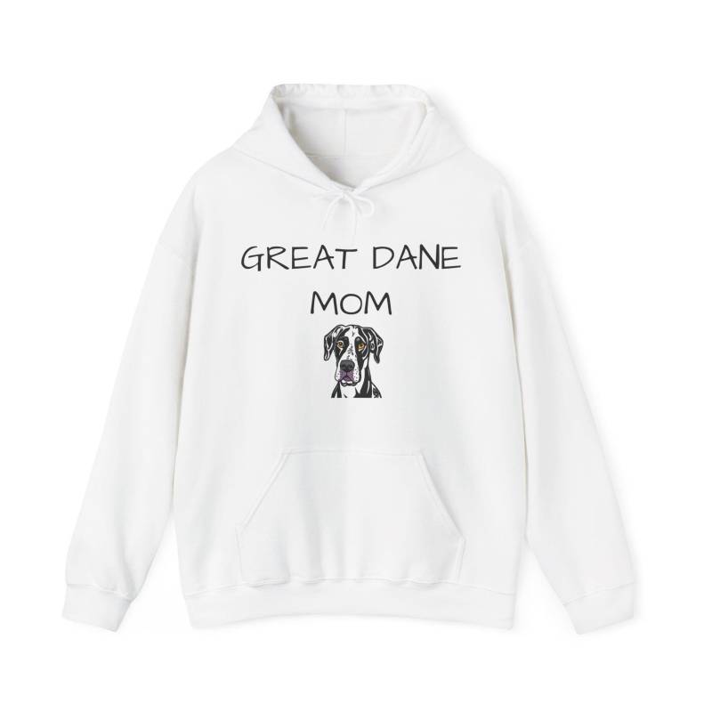 Hooded Sweatshirt - Great Dane Mom von ITSToReDesign