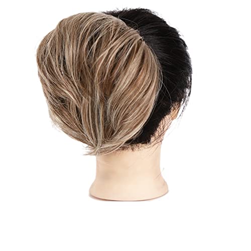 Messy Bun Haarteil, Damen Elastischer Haarknoten Synthetisches Scrunchie Donut Chignon Messy Haarverlängerungen Pferdeschwanz Hochsteckfrisur Abdeckung Haarteil for Hochzeitsfeier(Light flower brown) Messy Bun Haarteil, Damen Elastischer Haarknoten Synthetisches Scrunchie Donut Chignon Messy Haarverlängerungen Pferdeschwanz Hochsteckfrisur Abdeckung Haarteil for Hochzeitsfeier(Light flower brown) von ITTRUH