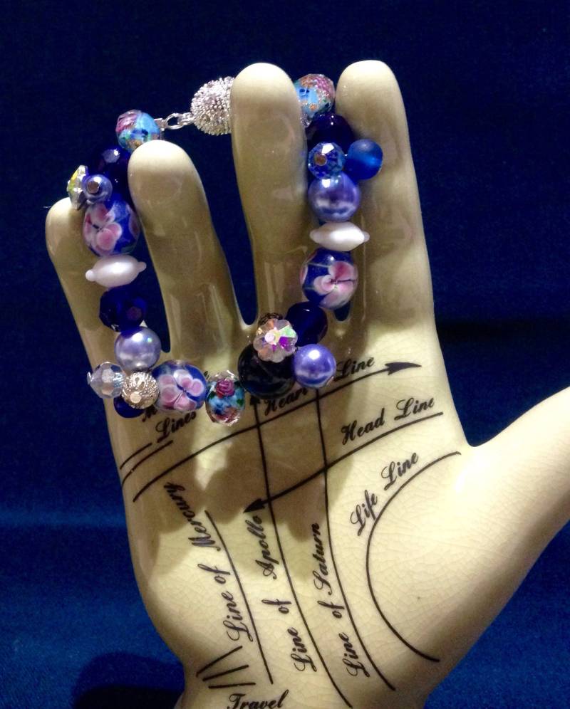 Blaues Cluster Armband Blaues Cluster Armband von ITomJewellery