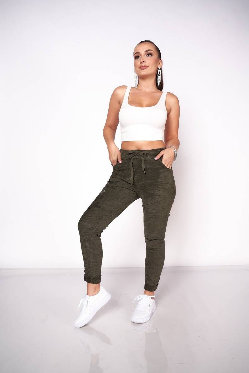 Cord Strass Detail Jogger Hose Cord Strass Detail Jogger Hose von ITooFashionStore