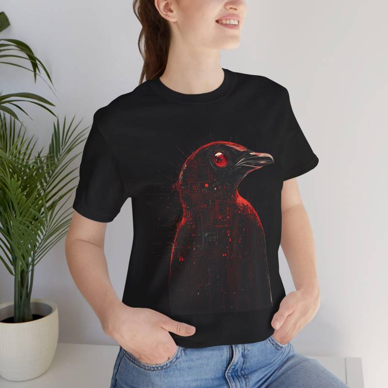 "Linux Angry Pinguin Unisex T-Shirt It Geek Coder Shirt." von ITorWhat