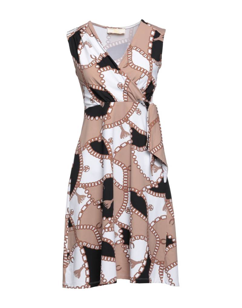 IU RITA MENNOIA Mini-kleid Damen Hellbraun von IU RITA MENNOIA