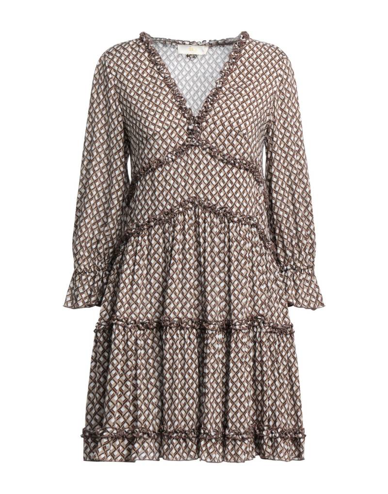 IU RITA MENNOIA Mini-kleid Damen Khaki von IU RITA MENNOIA