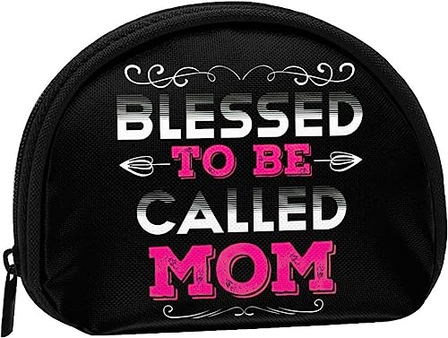 Blessed to Be Called Mom Frauen und Mädchen, niedliche modische Geldbörse, Geldbörse, Tasche, Kleingeldtasche, Schlüsselhalter von IUBBKI