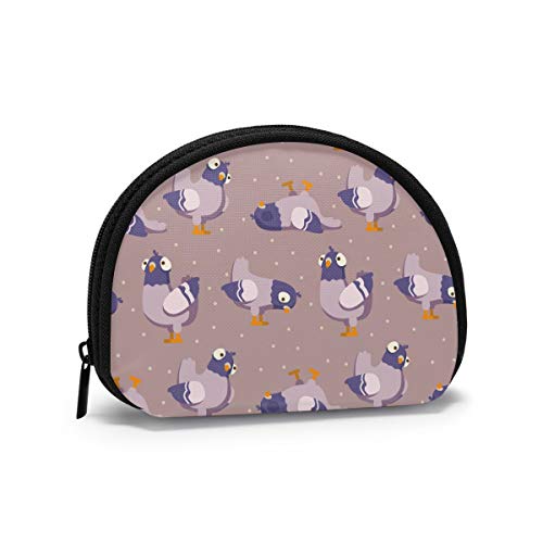 Bluish Pigeons cLovely Black Chihuahua Münzgeldbörse Geldbörsen Kleingeldbeutel Mode Schlüsselhalter Reißverschluss Kleine Kosmetik-Make-up-Taschen von IUBBKI