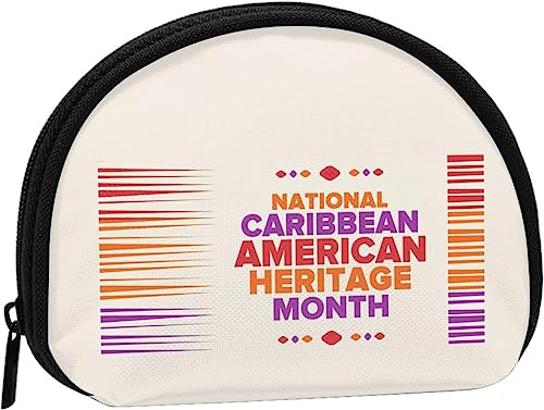 Caribbean American Heritage Month 93 Geldbörse für Damen und Mädchen, niedliche modische Tasche, Wechseltasche, Schlüsselhalter, Damen-Geldbörse, Geschenk von IUBBKI