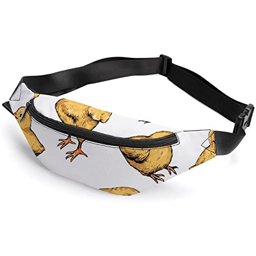 Cute Little Chickens Cute Little Chickens Fanny Pack, Sport-Gürteltasche für Erwachsene, Kinder, für Männer und Frauen von IUBBKI