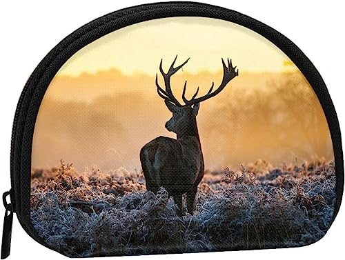 Deer Wilderness Damen und Mädchen, niedlich, modisch, Geldbörse, Geldbörse, Tasche, Wechseltasche, Schlüsselhalter von IUBBKI