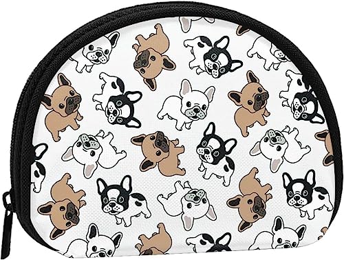 Französische Bulldogge für Damen und Mädchen, niedliche modische Geldbörse, Geldbörse, Tasche, Kleingeldtasche, Schlüsselhalter von IUBBKI