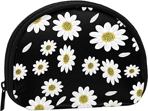 Geldbörse mit Gänseblümchen-Motiv, für Damen und Mädchen, niedliche modische Tasche, Wechseltasche, Schlüsselhalter, Damen-Geldbörse, Geschenk von IUBBKI