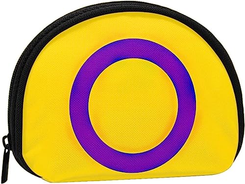 Geldbörse mit Intersex-Pride-Flagge, für Damen und Mädchen, niedliche modische Tasche, Wechseltasche, Schlüsselhalter, Damen-Geldbörse, Geschenk von IUBBKI