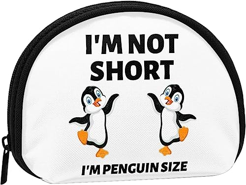 I'MShort „I'm Penguin“-Größe für Damen und Mädchen, niedliche modische Geldbörse, Geldbörse, Tasche, Kleingeldtasche, Schlüsselhalter von IUBBKI