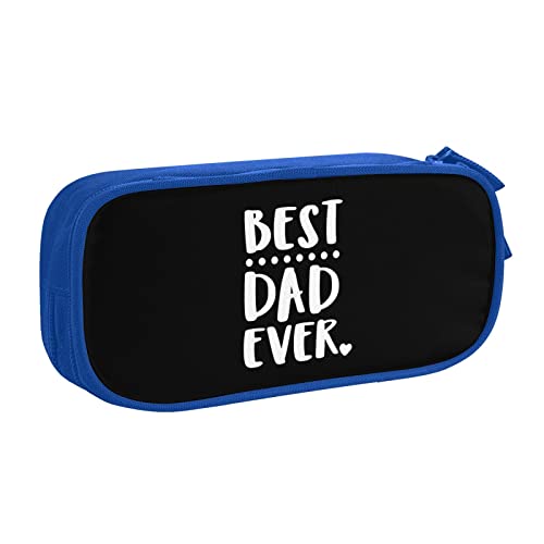 IUBBKI Best Dad Ever Pencil Bag Große Kapazität Doppelschicht Büro Schule Tragbares Federmäppchen von IUBBKI