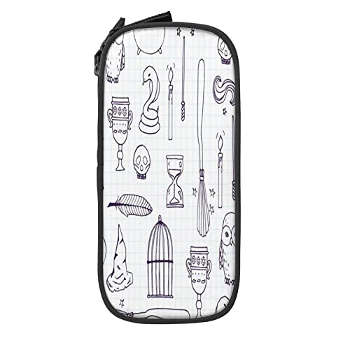 IUBBKI Federmäppchen Federmäppchen Verschiedene Hexenausrüstung Große Kapazität Federmäppchen Stifte-Organizer Federmäppchen College School Für Jungen Mädchen von IUBBKI