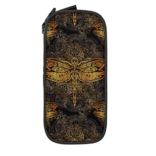 IUBBKI Libelle Federmäppchen Große Kapazität Langlebig Federmäppchen Aufbewahrung Federmäppchen Mit Reißverschlusstasche Box Stationäres Etui von IUBBKI