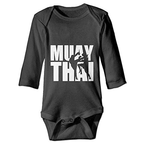 IUBBKI Muay Thai - Niedlicher Baby Bodysuit Langarm-Spielanzug Kleinkind-Strampler von IUBBKI