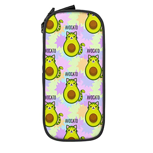 IUBBKI Niedliches Avocado-Federmäppchen, große Kapazität, langlebig, Federmäppchen, Aufbewahrungstasche mit Reißverschluss, Box, stationäres Etui IUBBKI Niedliches Avocado-Federmäppchen, große Kapazität, langlebig, Federmäppchen, Aufbewahrungstasche mit Reißverschluss, Box, stationäres Etui von IUBBKI