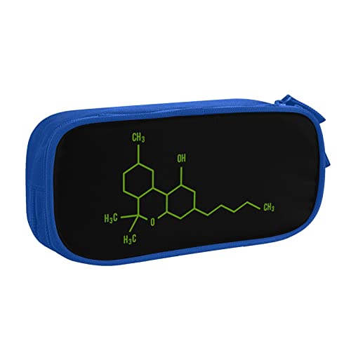 IUBBKI THC-Molekül Federmäppchen Große Kapazität Doppelschicht Büro Schule Tragbares Federmäppchen von IUBBKI
