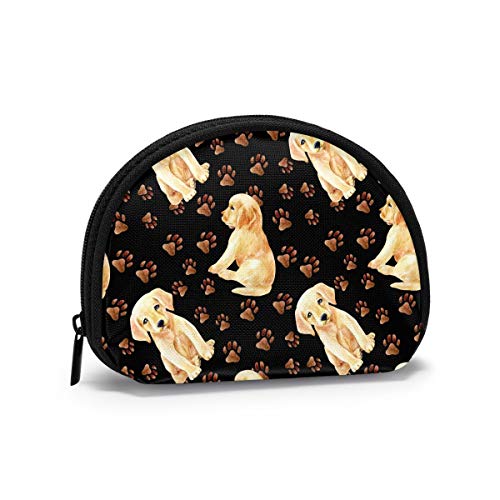 Labrador Retriever Welpe Delicious Sushi Münzgeldbörse Geldbörsen Kleingeldbeutel Modischer Schlüsselhalter Reißverschluss Kleine Kosmetik-Make-up-Taschen von IUBBKI