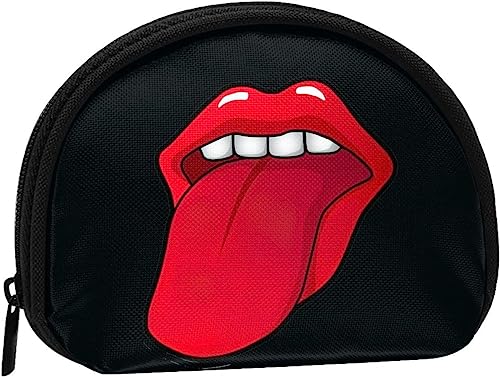 Lippen-Druck, für Damen und Mädchen, niedlich, modisch, Geldbörse, Geldbörse, Tasche, Wechseltasche, Schlüsselhalter von IUBBKI