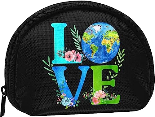 Love World Earth Day Damen und Mädchen, niedliche modische Geldbörse, Geldbörse, Tasche, Kleingeldtasche, Schlüsselhalter von IUBBKI