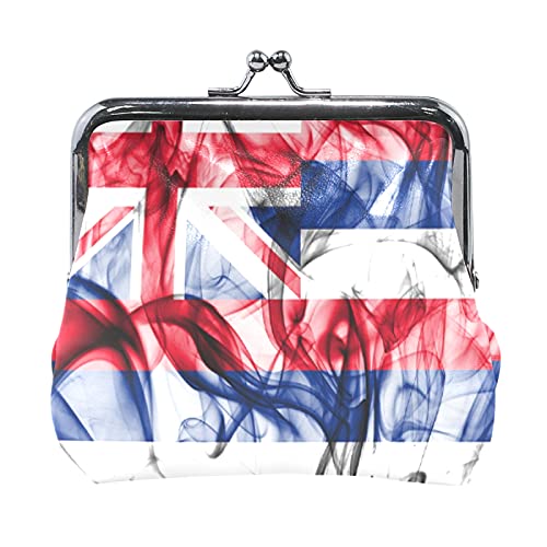 Mehrfarbige Geldbörse aus Leder mit 16 Missouri-Flagge, Kussverschluss, Clutch-Beutel, Haspe, Kartenschlüssel, Wechselgeldbörse, Schnalle, kleine Handtasche für Damen, Mädchen, Damen von IUBBKI