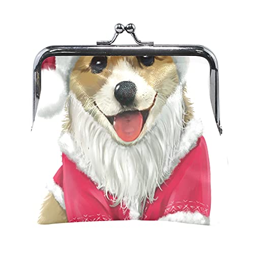 Multi 1 Claude Monet Der Garten des Künstlers in Argenteuil Leder-Münzgeldbörse Kiss Lock Clutch-Beutel Tasche Hasp Karte Schlüssel Wechselgeldbörse Schnalle Kleines Handtaschenetui für Frauen Mädchen von IUBBKI